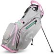 Callaway Fairway 14 HD Waterproof Stand Bag - Grey Pink Online now