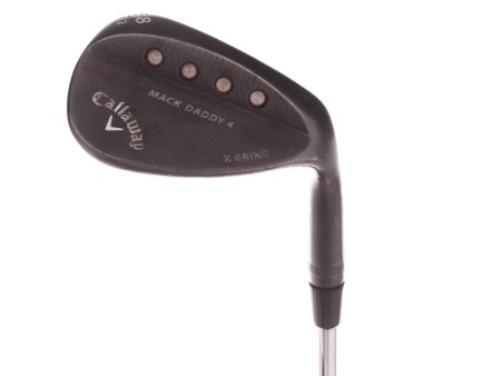 Callaway Mack Daddy 4 Steel Men s Right Lob Wedge 58 Degree 12 Bounce X Grind Stiff - Dynamic Gold 115 S200 For Sale