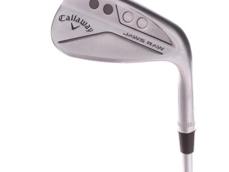 Callaway Jaws Raw Steel Men s Right Lob Wedge 58 Degree 10 Bounce S Grind Wedge - True Temper Dynamic Gold Tour Issue 115 Sale