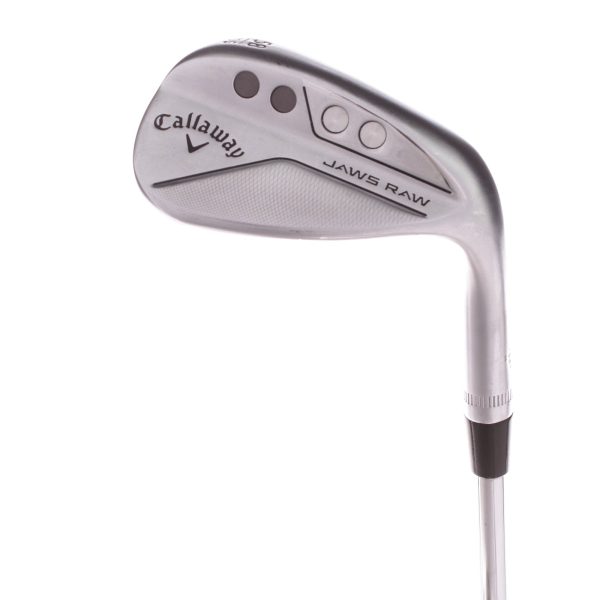 Callaway Jaws Raw Steel Men s Right Lob Wedge 58 Degree 10 Bounce S Grind Wedge - True Temper Dynamic Gold Tour Issue 115 Sale