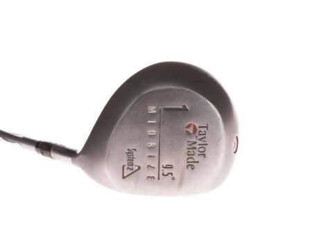 TaylorMade System 2 Midsize Graphite Men s Right Driver 9.5 Degree Regular - TaylorMade Flex Twist Graphite For Sale