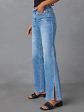 Slit Buttoned Jeans with Pockets Online Sale