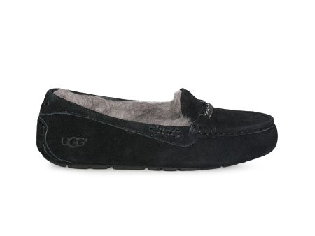 UGG Ansley Charms Black Slippers - Women s Fashion