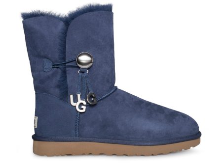 UGG Bailey Button UGG Charm Navy Boots - Women s Online