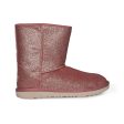 UGG Classic Short II Glitter Pink Boots - Youth Discount