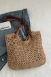 Openwork Woven Tote Bag For Sale