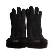 UGG Turn Cuff Black Gloves - Women s Fashion