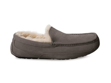 UGG Ascot Grey Slippers - Men s Cheap