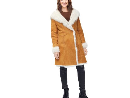 UGG Vanesa Toscana Shearling Coat Chestnut Fashion