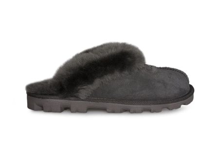 UGG Coquette Black Olive Slippers - Women s For Cheap