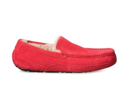 UGG Ascot Samba Red Slippers - Men s For Sale