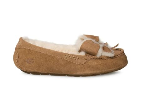 UGG Ansley Bow Chestnut Slippers - Women s For Sale