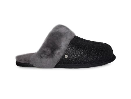 UGG Scuffette II Sparkle Black Slippers - Women s For Sale