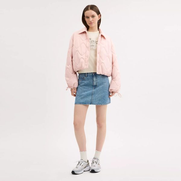 Coach Outlet Quilted Blouson Jacket In Recycled Nylon Online Sale