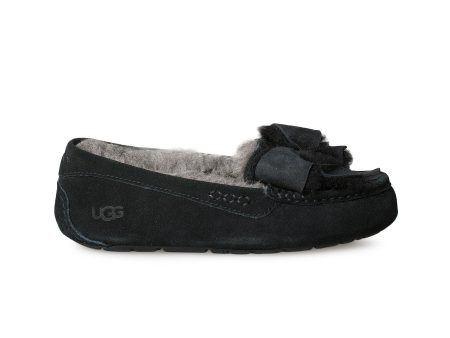 UGG Ansley Bow Black Slippers - Women s Online now