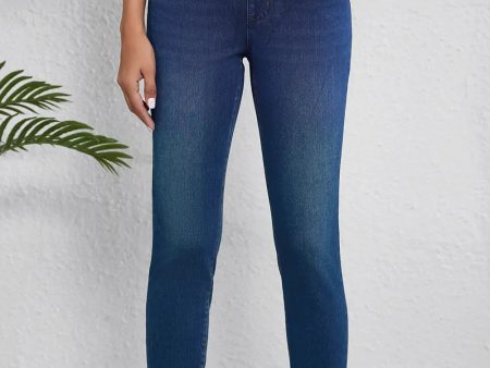 High Waist Skinny Jeans with Pockets Online