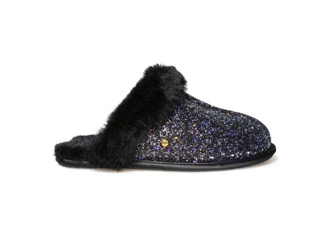 UGG Scuffette II Cosmos Black Slippers - Women s on Sale