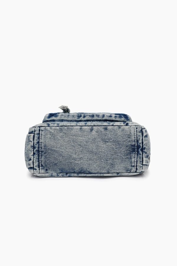 Adjustable Strap Denim Crossbody Bag Discount