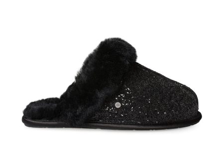 UGG Scuffette II Cosmos Black Black Slippers - Women on Sale