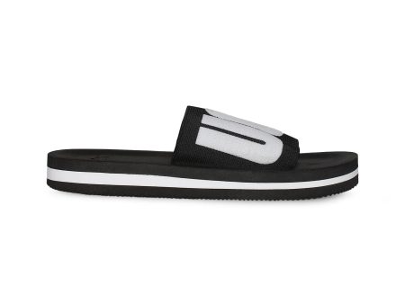 UGG Zuma Graphic Black Sandals - Women s Online now