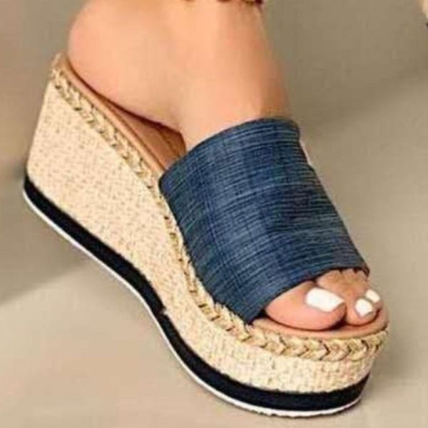 PU Leather Open Toe Sandals on Sale