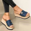 PU Leather Open Toe Sandals on Sale