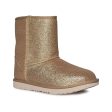 UGG Classic Short II Glitter Gold Boots - Youth For Sale