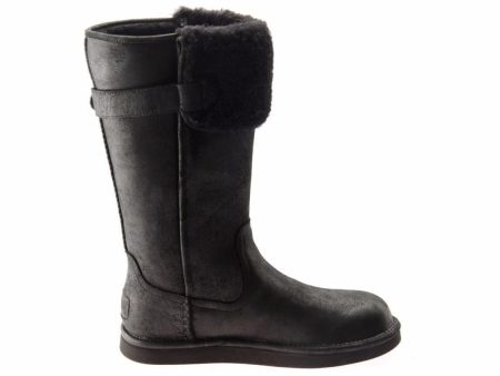 UGG WILOWE BLACK TALL BOOTS Discount