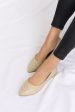 Forever Link Rhinestone Point Toe Flat Slip-Ons Fashion