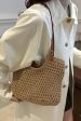 Openwork Woven Tote Bag For Sale