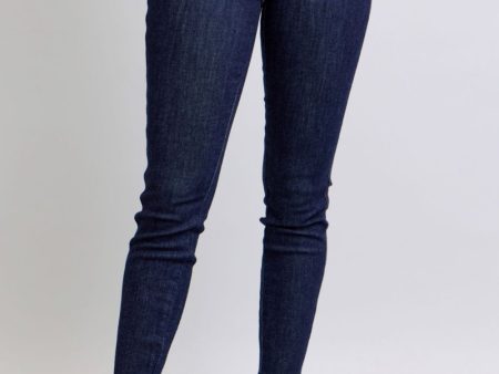 Judy Blue Full Size Heart Shaped Back Pockets Skinny Jeans Online Sale