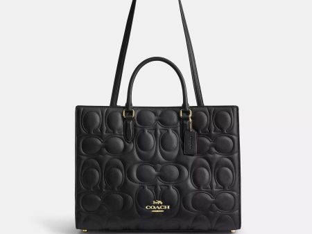 Coach Outlet Maggie Tote Bag In Signature Leather Fashion