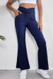 Asymmetric Waist Flare Jeans Supply