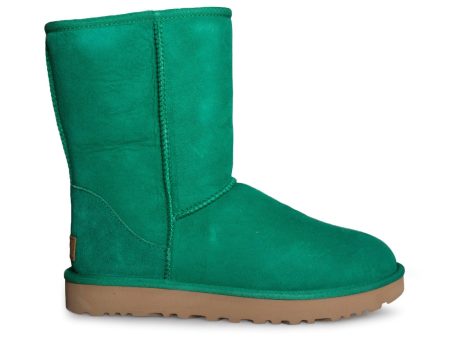 UGG Classic Short II Jazz Green Boots - Women s on Sale