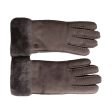 UGG Sheepskin Classic Turn Cuff Stormy Grey Gloves - Women s Discount