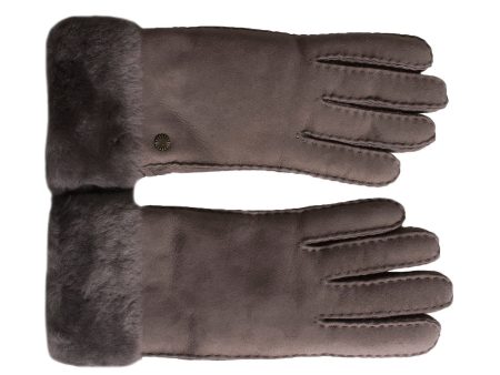 UGG Sheepskin Classic Turn Cuff Stormy Grey Gloves - Women s Discount