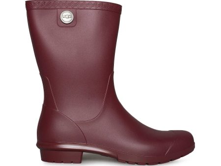 UGG Sienna Matte Garnet Rain Boots - Women s Fashion