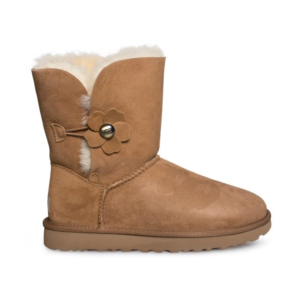 UGG Bailey Button Poppy Chestnut Boots - Women s Supply