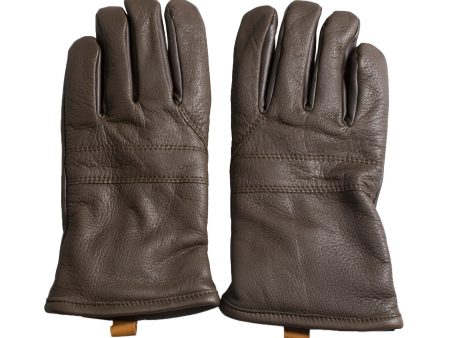 UGG Casual Leather with Pull Tab Cordovan Gloves- Men s Online Hot Sale