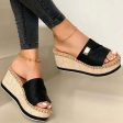 PU Leather Open Toe Sandals on Sale