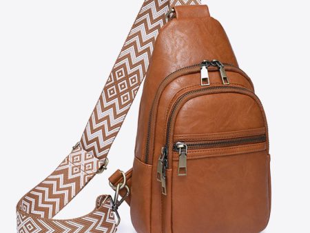 Adored It s Your Time PU Leather Sling Bag For Discount