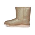 UGG Classic Short II Glitter Gold Boots - Youth For Sale