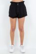 American Bazi High Waist Paper Bag Shorts Online Hot Sale