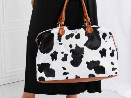 Animal Print Plush Weekender Bag Online now