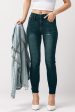 Mid-Rise Waist Skinny Jeans with Pockets Hot on Sale