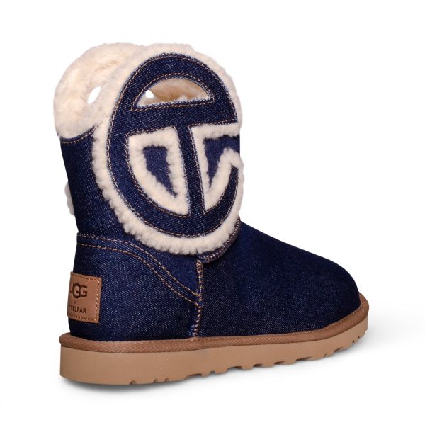 UGG X Telfar Logo Mini Indigo Denim Boots - All Gender Online Hot Sale