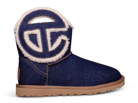 UGG X Telfar Logo Mini Indigo Denim Boots - All Gender Online Hot Sale