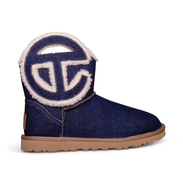 UGG X Telfar Logo Mini Indigo Denim Boots - All Gender Online Hot Sale